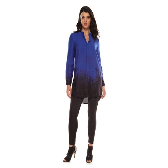 Elie Tahari Royal Blue Blouse - Picture 9 of 9